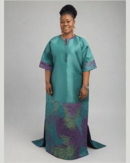 Emerald Elegance Traditional Kaftan