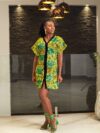 AANU AFRICAN PRINT DRESS
